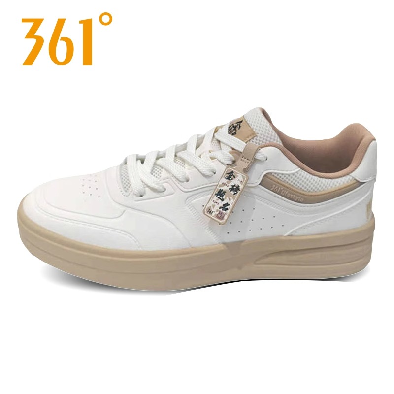 361度男鞋板鞋春季新款小白鞋