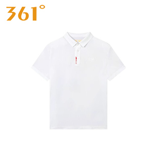 T恤男装 361度polo衫 常规舒适上衣翻领短袖 运动t恤男2025夏季 新款