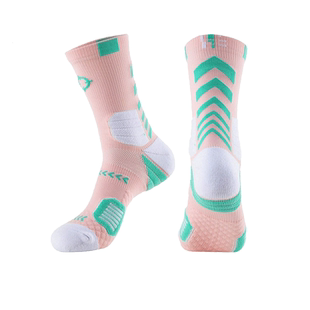 准者篮球袜子中筒专业实战球员版高帮毛巾底运动精英袜男高筒加厚