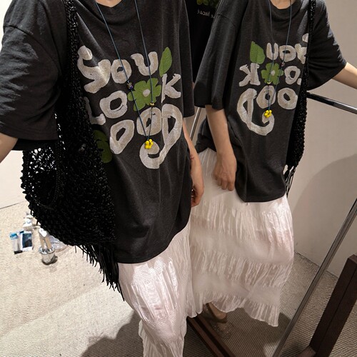 欧洲站2026夏季新韩版进口天丝麻宽松舒适显瘦百搭圆领短袖T恤女