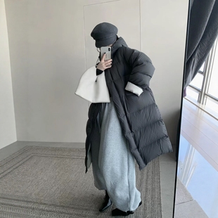 东大门2025冬季新品韩版宽松显瘦百搭休闲慵懒感加厚款羽绒服女