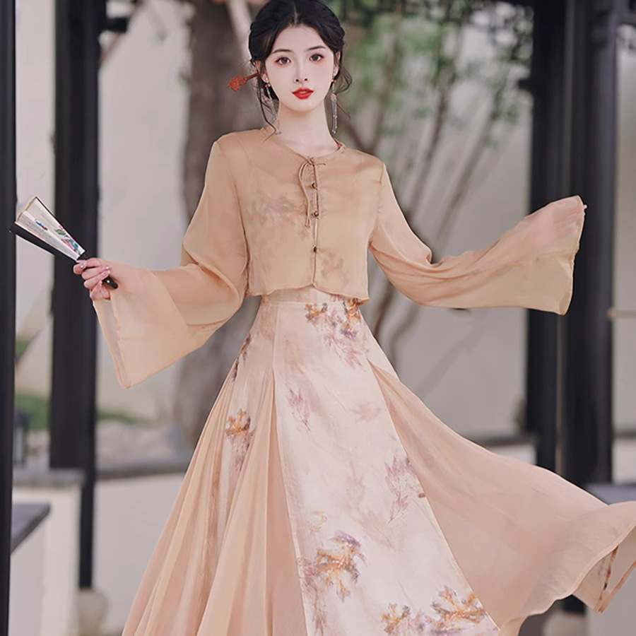 新中式连衣裙子女夏季秋装2025