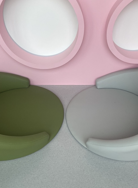 简约现在家居落地窗阳台木质皮套座椅商场休闲区凳子设计饰品摆件