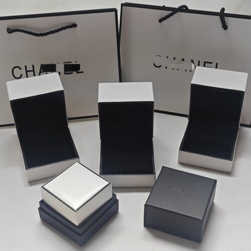 高端香家首饰包装盒适用小香奈珠宝收纳盒CHAN戒指耳钉项链手镯盒