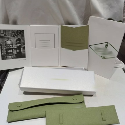 超纤绒布首饰盒vca天地盖包装盒梵克手链盒吊坠耳钉盒五花十花盒