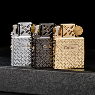 首领全新升级钢珠盾卡机芯二代金属密封高续航防风内胆ZIPPO通用