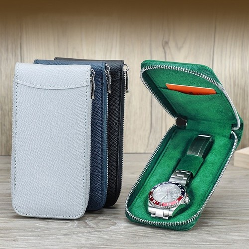 高档手表收纳包绿水鬼适用单只装时尚防刮防摔旅行随身收纳袋精致