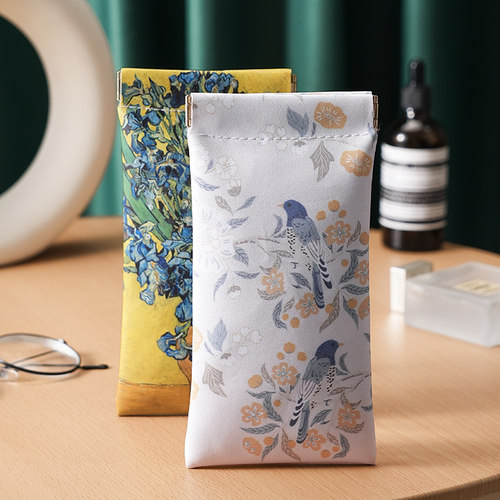 印花眼镜袋女墨镜太阳镜