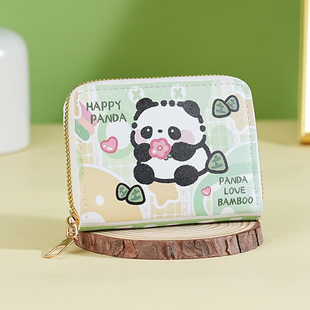 熊猫卡包女可爱防消磁多卡位驾驶证件套收纳夹包卡套小巧卡通卡包