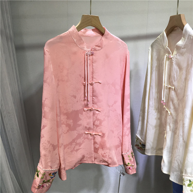 【限量】欧货新中式国风外套轻薄春季开衫刺绣衬衫外穿内搭夏,女装/女士精品,衬衫,淘宝优惠券,粉丝福利购,淘宝优惠卷