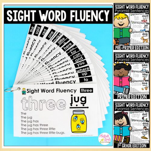 小学英语220词sightwords高频词练习卡自然拼读金字塔造句子描红