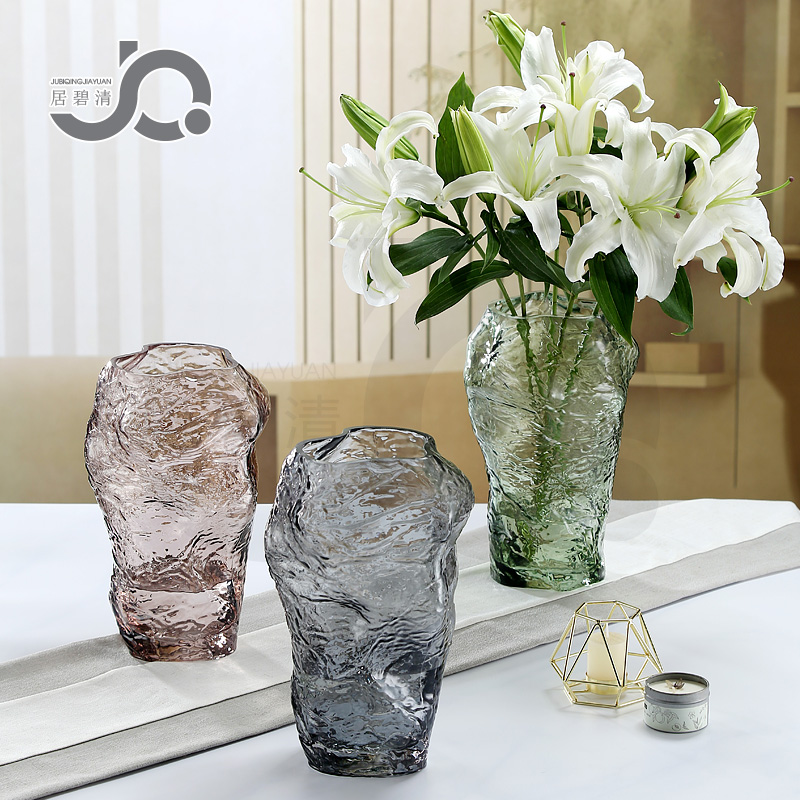 简约现代不规则玻璃花瓶