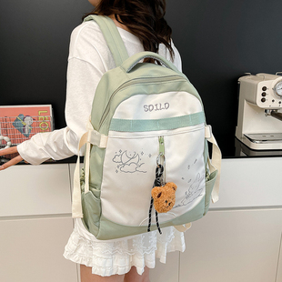 可愛少女書包2025大容量初中生背包高中生雙肩包 7.16花曦家新品