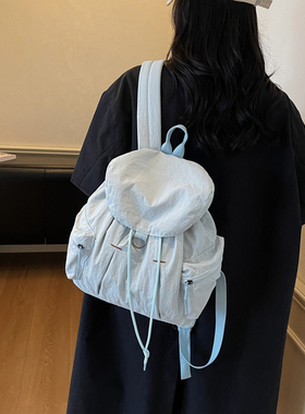 AZN新品 逛街小双肩包女2025户外轻便旅行包秋日韩版潮小背包8.29