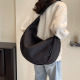 大包饺子包女斜挎包新款 大容量包包女包休闲百搭小众黑色尼龙挎包