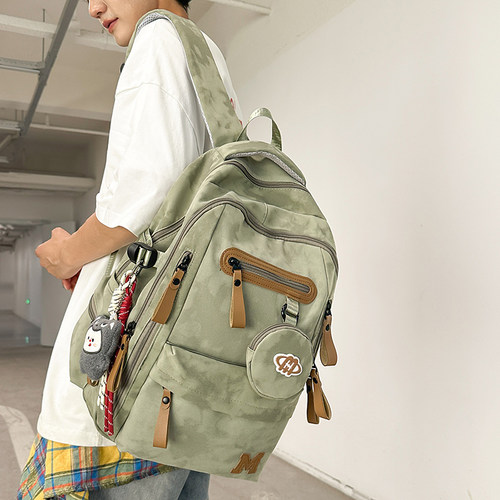 AZN新品 旅行包轻便女背包户外爬山包2025大容量男潮牌双肩包9.11