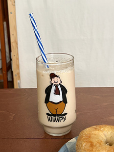 Cutlery 奶茶咖啡一次性吸管摆拍道具 彩色条纹塑料pp材质吸管