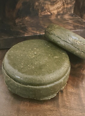 【艾草薄荷平安洗发饼】含侧柏叶当归干姜进口原料洗头皂