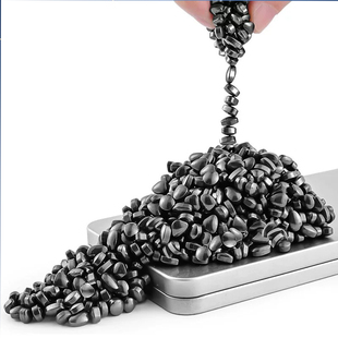 批发磁性吸铁抛光小乱石医疗磁石益智解压玩具铁氧体小米粒磁磁吸