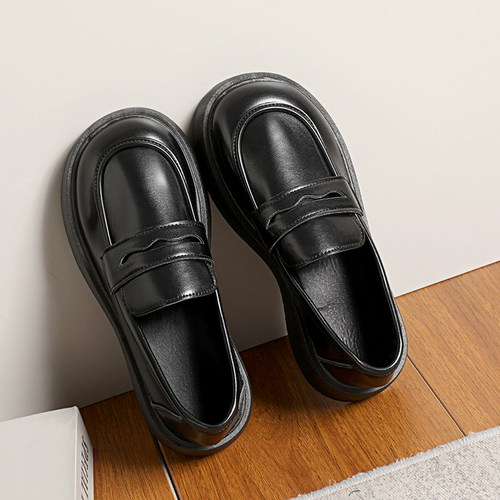 优强乐福鞋玛丽珍一脚蹬单鞋