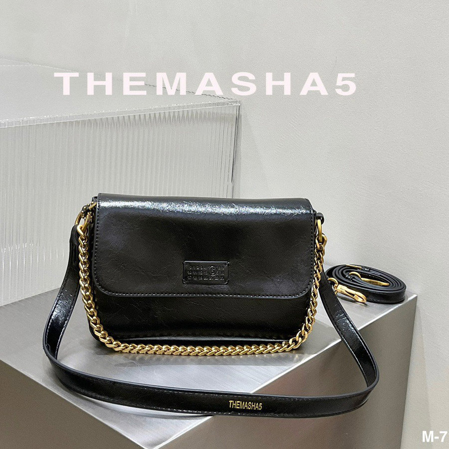 玛莎包包女生洋气韩版简约百搭链条小包高级感通勤单肩斜挎包包潮