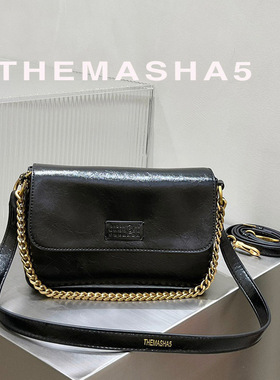 玛莎包包女生洋气韩版简约百搭链条小包高级感通勤单肩斜挎包包潮
