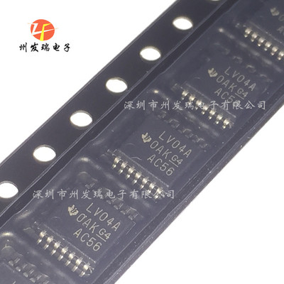 SN74LV04APWR  丝印LV04A 贴片TSSOP-14  全新原装