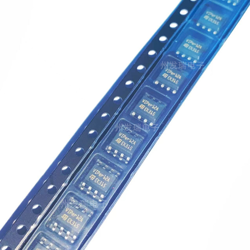 全新原装VIPER12ASTR-E  VIPer12A SOP8  AC-DC控制器和稳压器