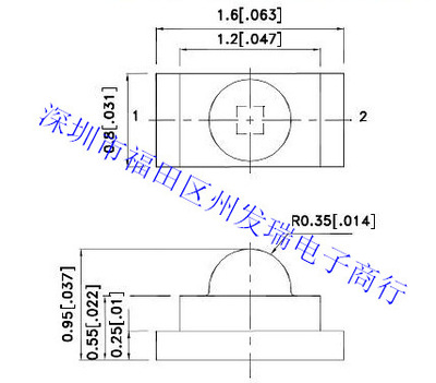 APTD1608SEC  贴片0603带珠红灯 超亮  全新原装