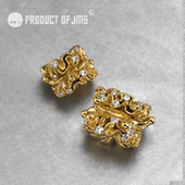 JMS 配珠 戒魔思 顶珠 繁花 文玩配件 全金镶嵌版 PRODUCT