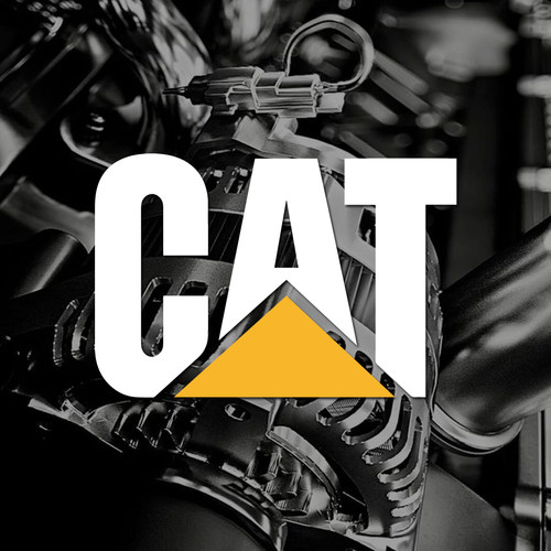卡特彼勒CAT品牌汽车车窗装饰贴