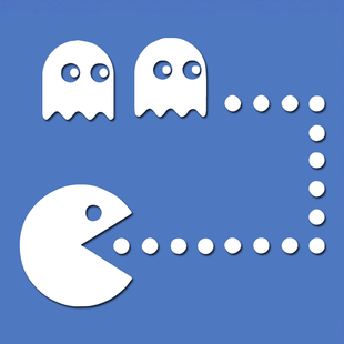 油箱及车窗装 街机游戏车身 饰贴 经典 复古吃豆人幽灵车贴