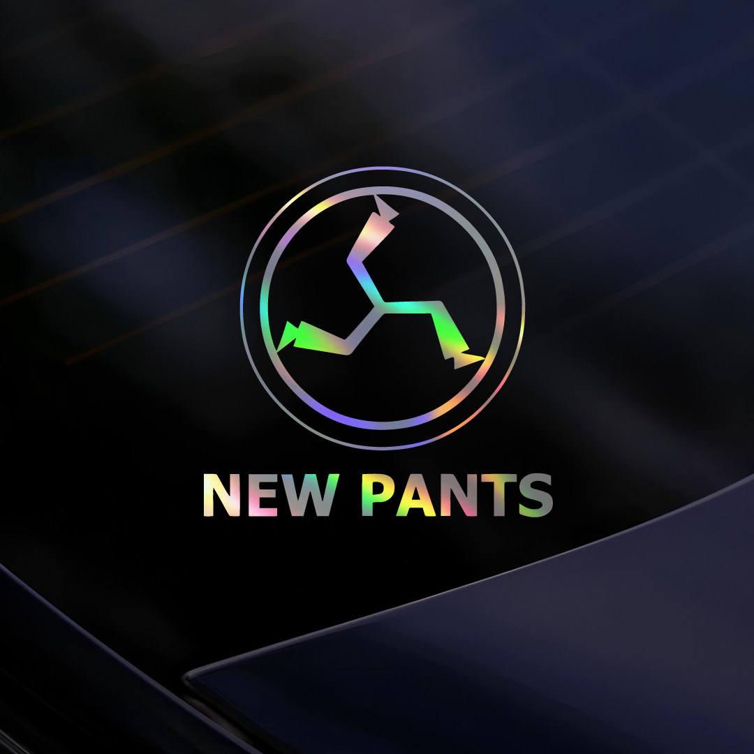新裤子乐队NewPantsLOGO车贴