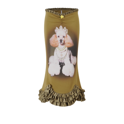 【30%SALE】Nodress【XG Hinata同款】绿宝石贵宾犬鱼尾半裙