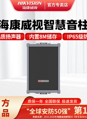 海康威视监控音箱DS-2FH1021B-OW智慧音柱摄像头喇叭自定义语音