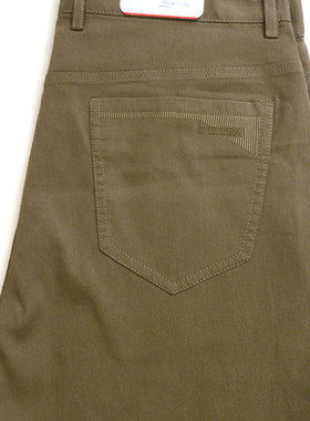 恒源祥男士休闲裤2025夏季新款中高腰修身薄款休闲长裤子P10206-5