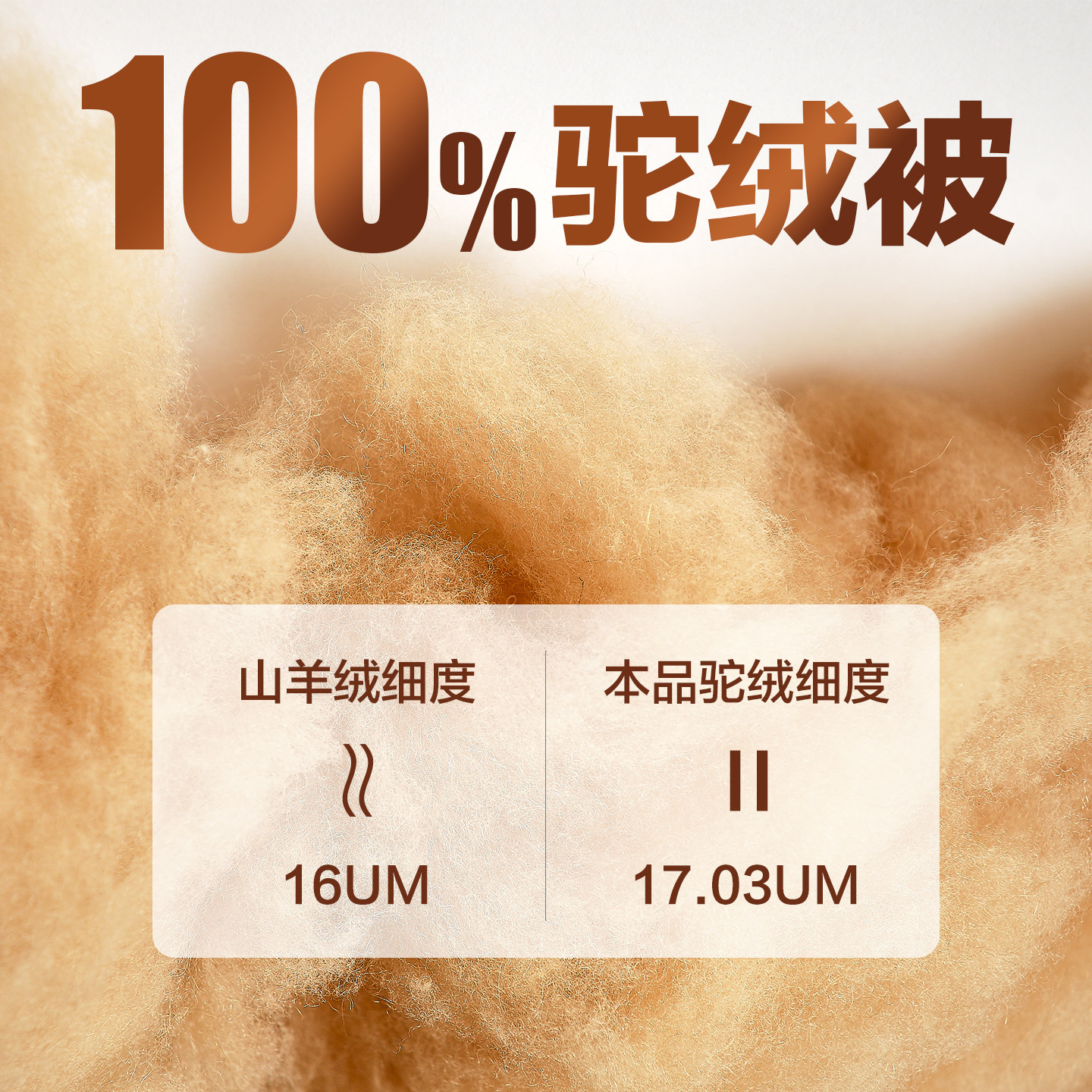 速排湿发热驼绒被100%纯骆驼绒被子冬被加厚保暖新疆驼绒被芯正品