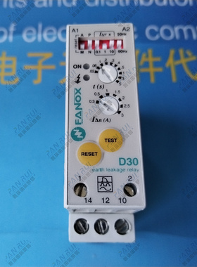 D30 41020 D30 41009 FANOX 漏电保护继电器 230VAC