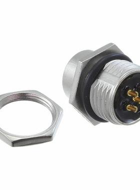 Amphenol 圆形连接器 M12A-05PFFS-SH8001