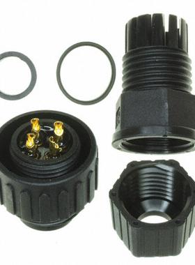 Assmann 圆形连接器 A-P04BMMA-S180-WP