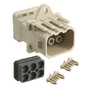 ITT Cannon 矩形连接器 外壳 VRPC-06P-67