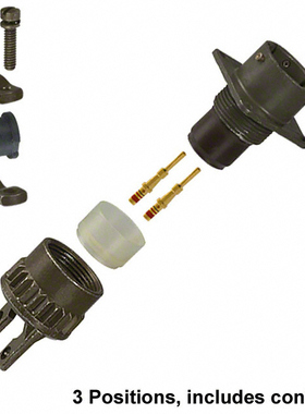 Amphenol 圆形连接器 MS3120F-12-3P