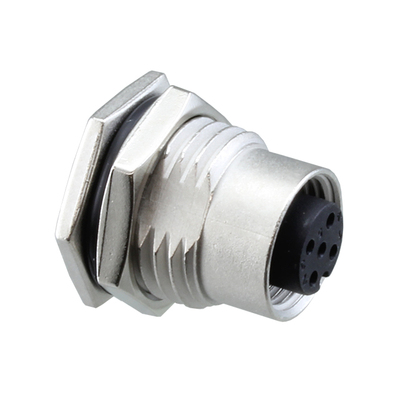 Amphenol 圆形连接器 M12A-05PFFS-SF8002