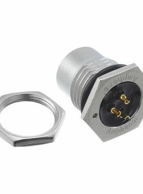 Amphenol 圆形连接器 M12A-03PFFS-SF8001