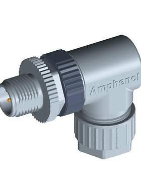 Amphenol 圆形连接器 M12A-04BMMB-SR7001