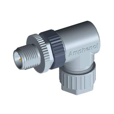 Amphenol 圆形连接器 M12A-04BMMB-SR7001