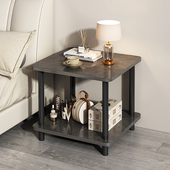 床头柜置物架卧室家用床边方桌双层简约现代轻奢高级感床头小边几