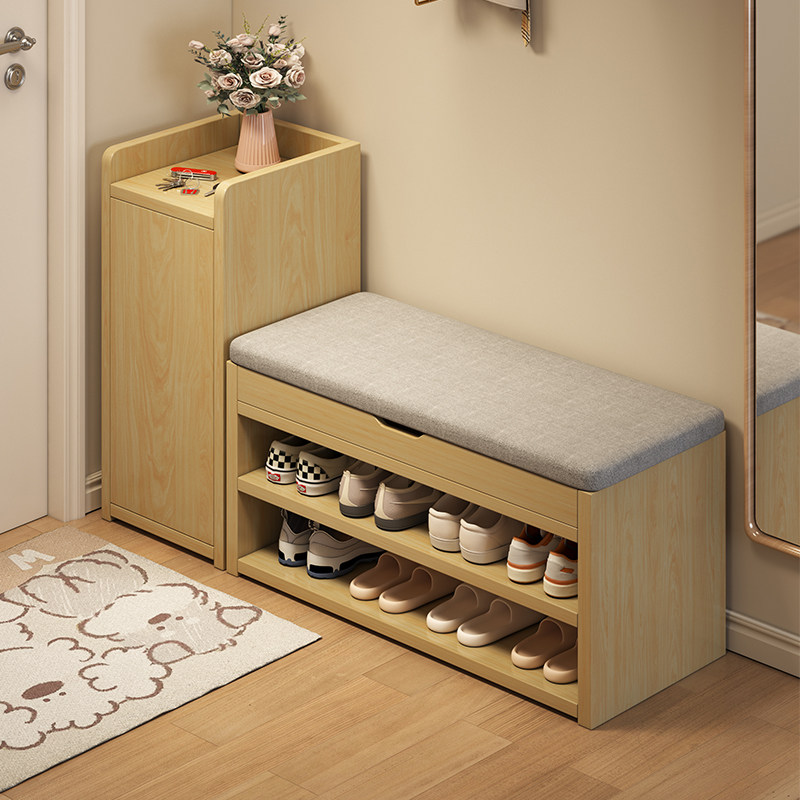 门口鞋柜换鞋凳一体入户进门穿鞋凳小尺寸家用玄关可坐可收纳鞋架