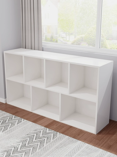 Книжная полка, напольная стойка для хранения, гостиная, бытовой шкаф, шкаф для хранения, спальня, полуокруженный низкий шкаф, простой книжный шкаф