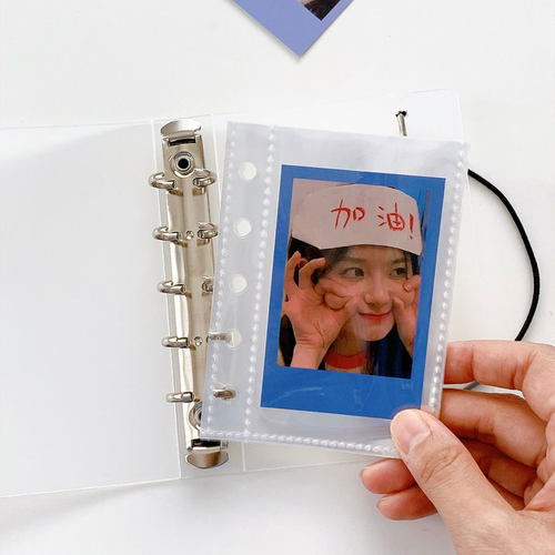 透明PPm5a7单双格活页相册收纳袋